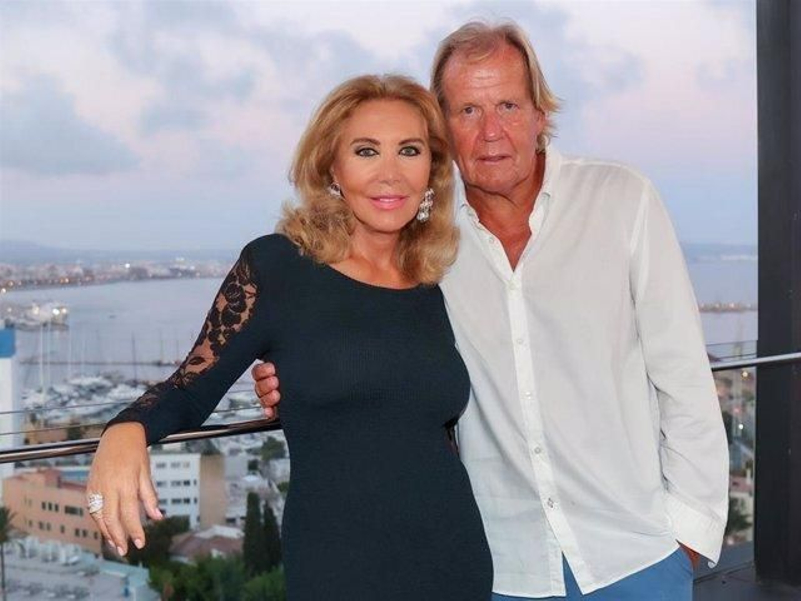 Norma y su hasta ahora compañero sentimental, el empresario aleman Matthias Khun.