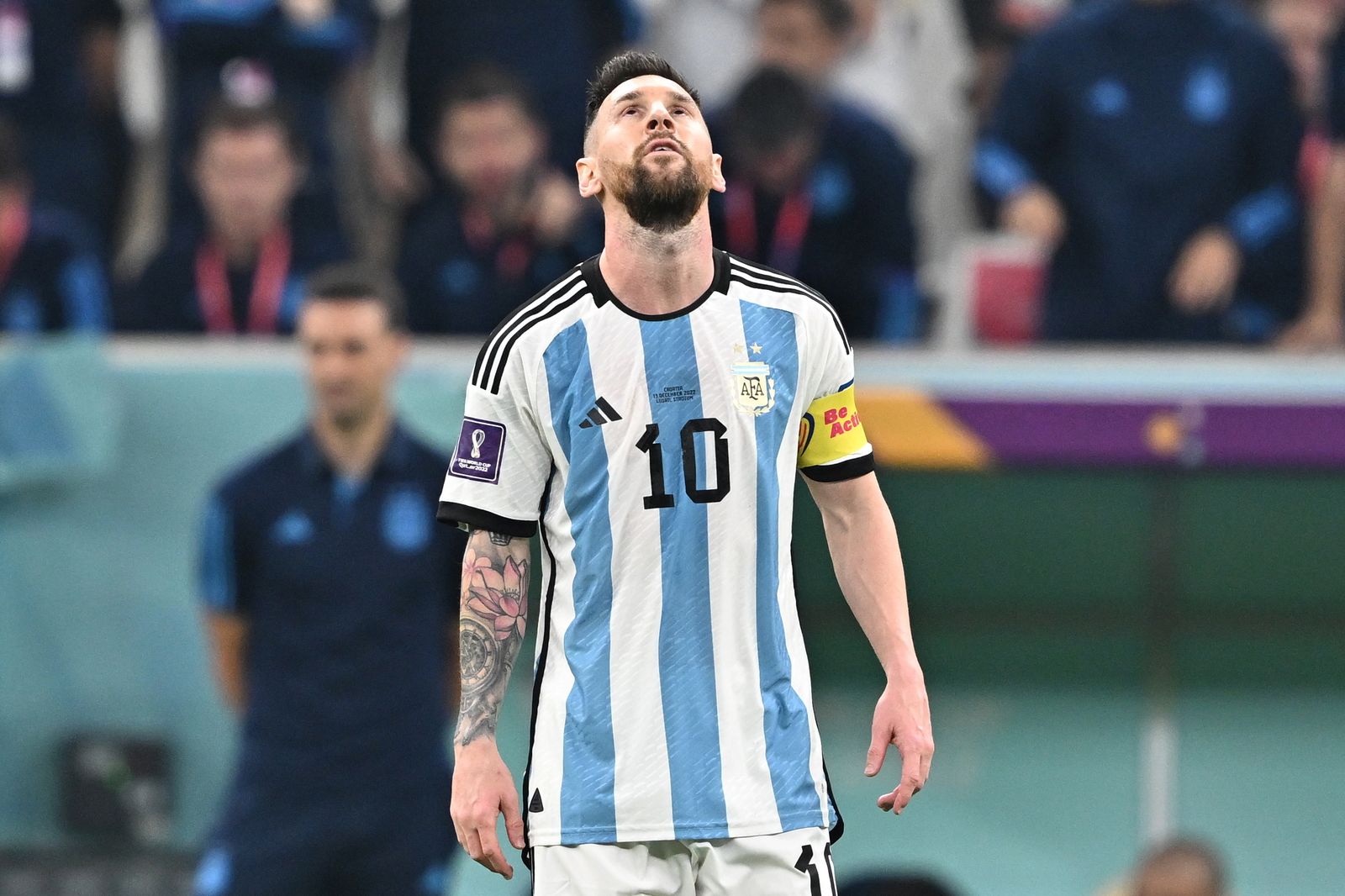 Las fotos de Messi contra Croacia