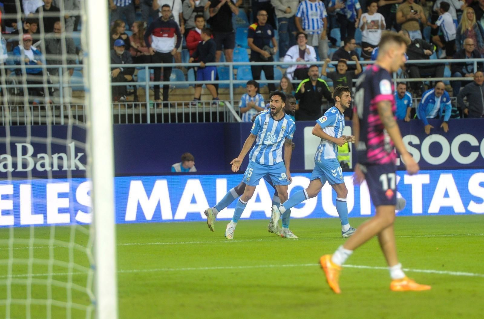 Juande celebra el empate.