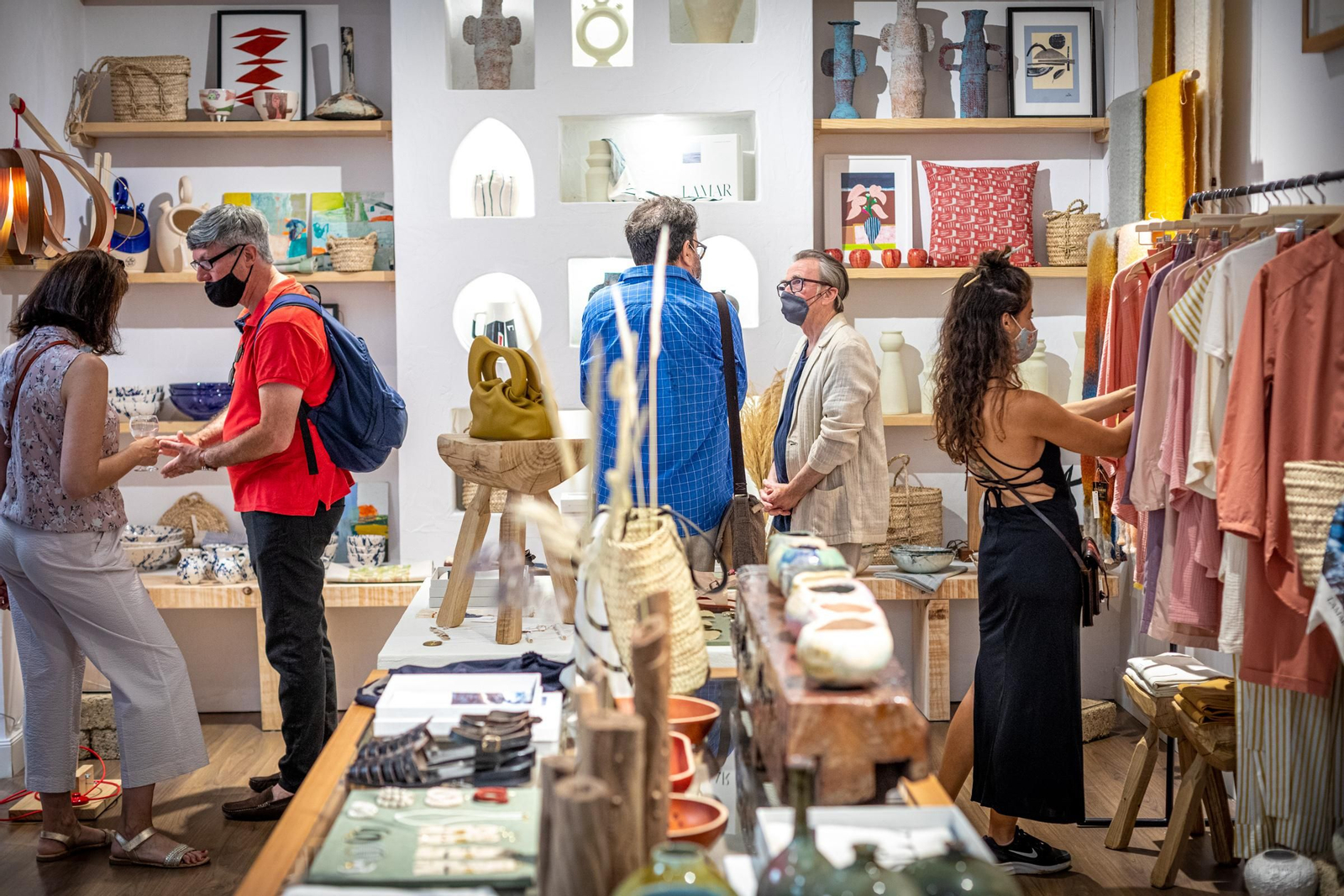 El interior de la Casa Lamar.