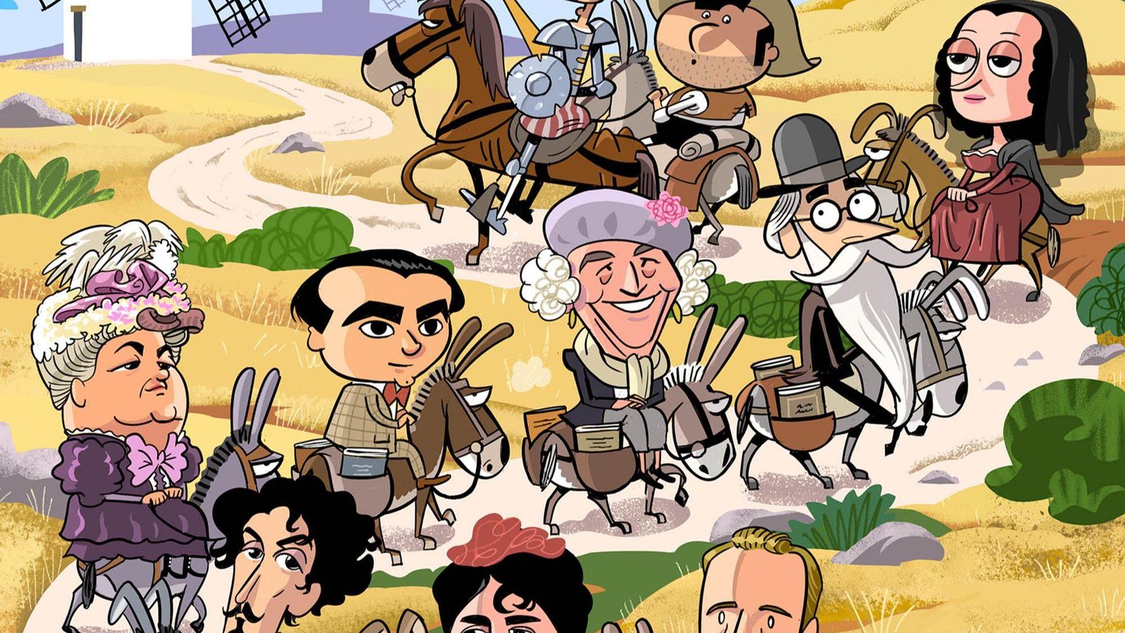 Un detalle de la cubierta del libro, ilustrada por Luis Doyague.