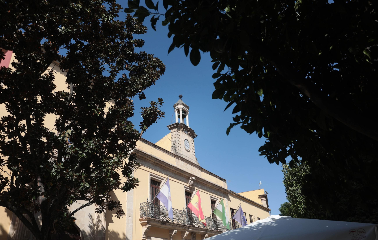 Fachada principal del Ayuntamiento de Jerez.