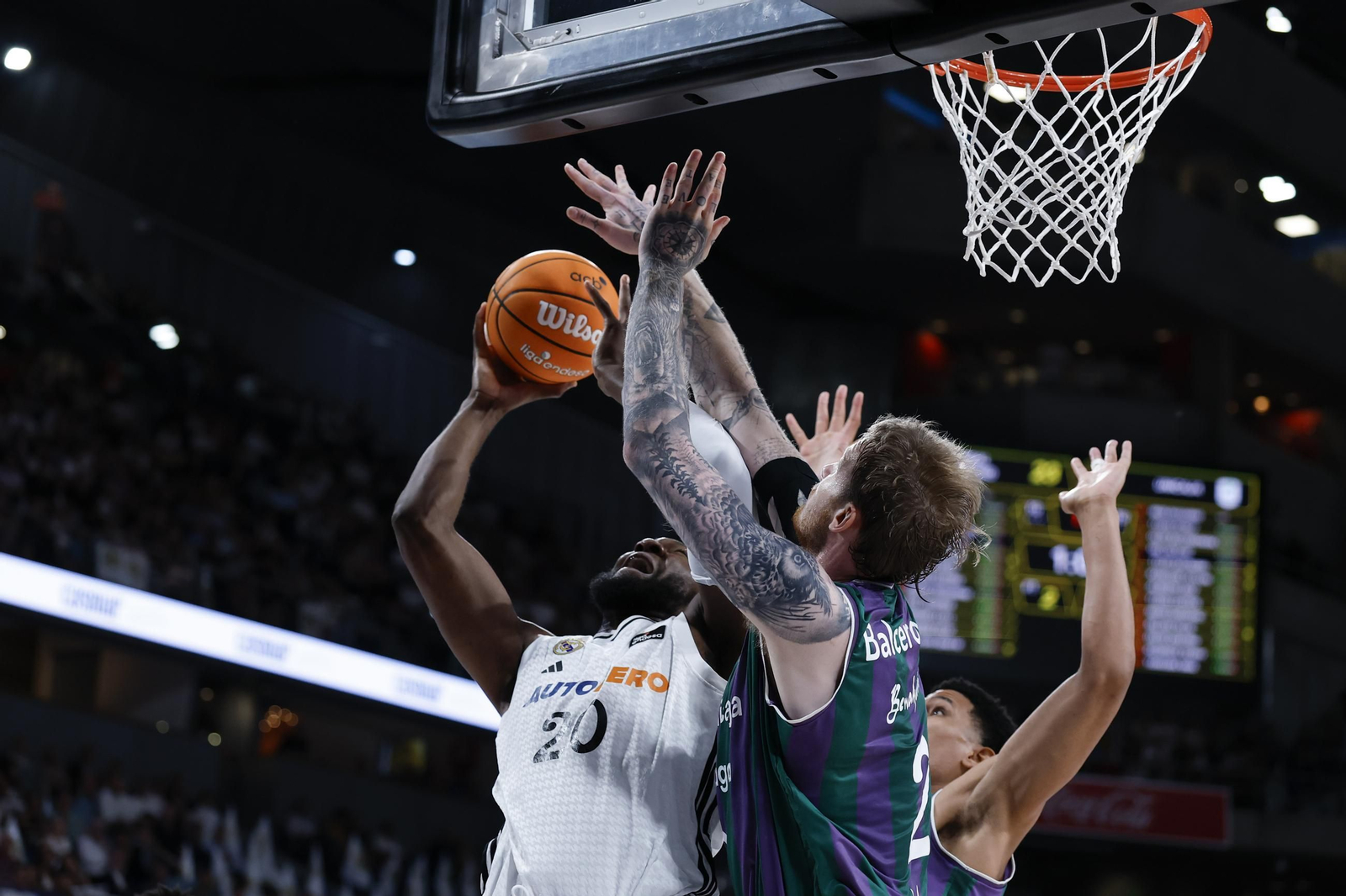 El Real Madrid-Unicaja, en fotos