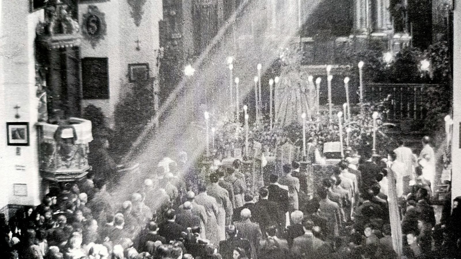 Cultos  ala Virgen de las Maravillas en 1945