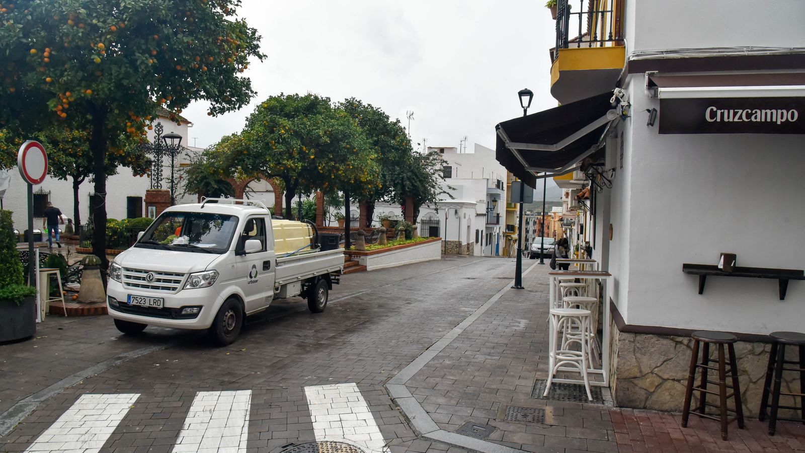 Esquina del bar Pepe Troya, uno de los más populares del barrio.