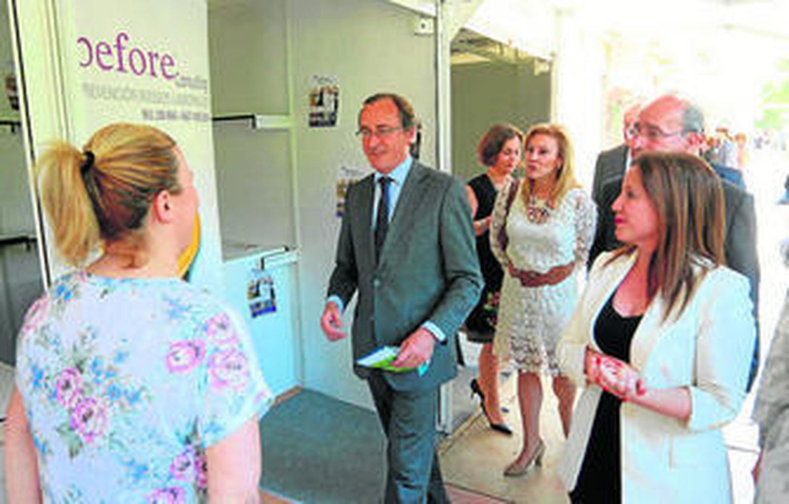 Alfonso Alonso, ayer en Málaga.