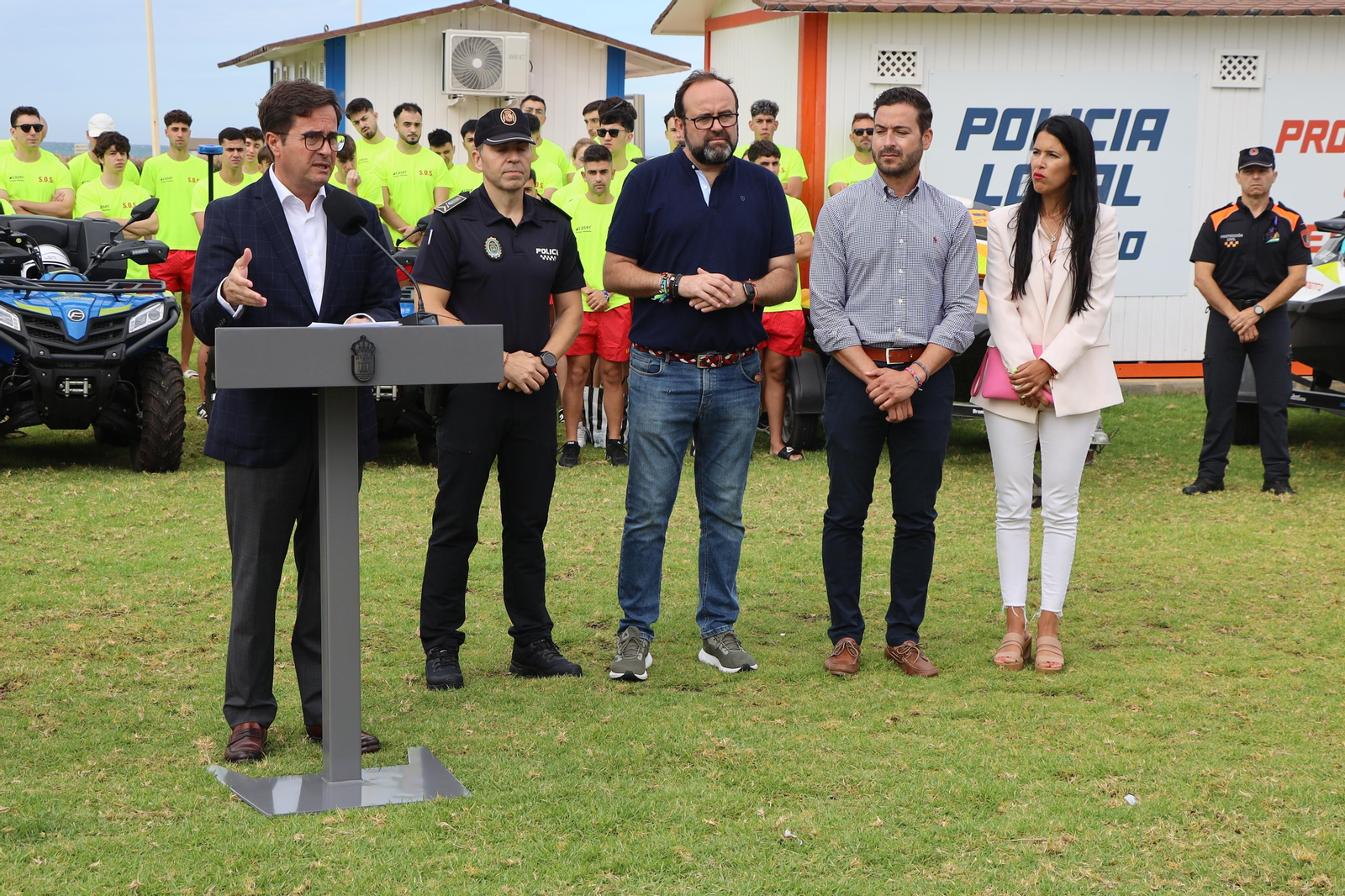 Francisco Góngora ha vuelto a pedir una solución para el frente litoral de Balerma.
