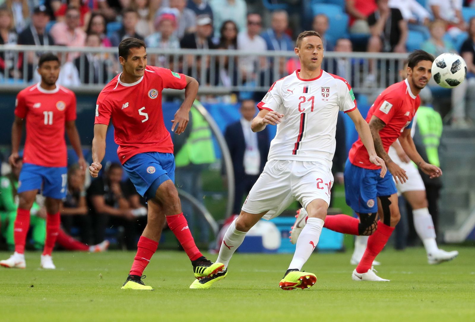 Las imágenes del Costa Rica-Serbia