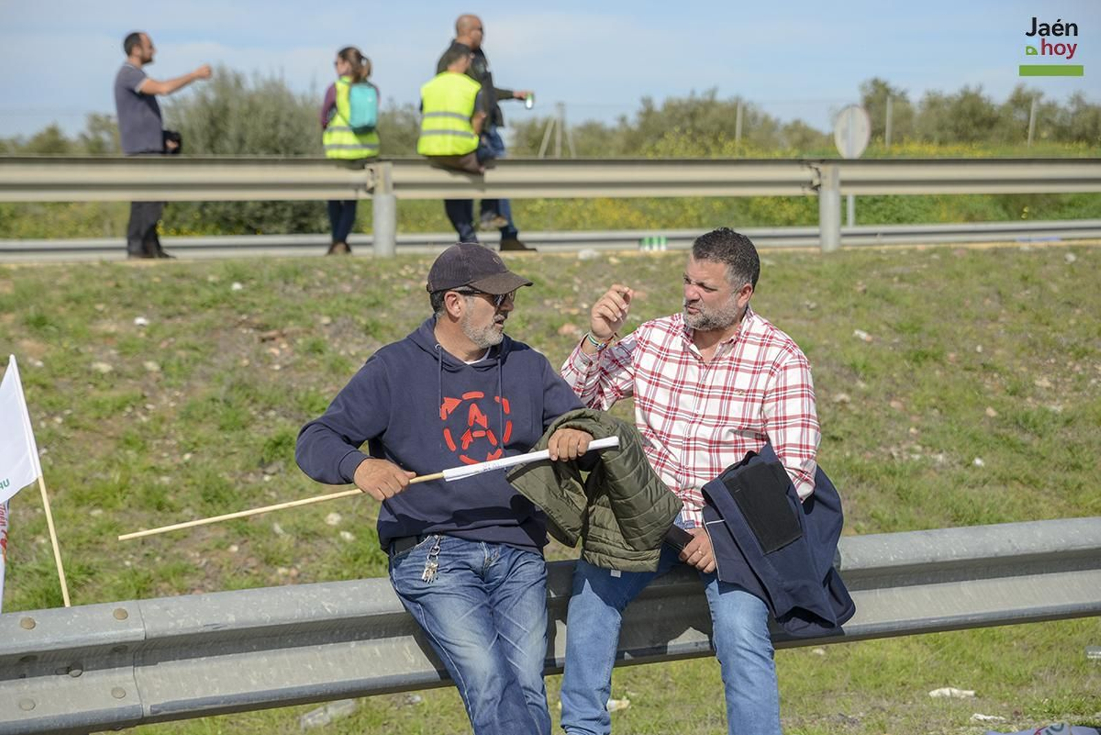 El campo protesta en Jaén por las medidas de la PAC.