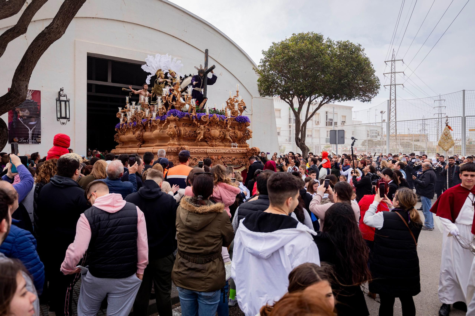 Las imágenes de la hermandad de Tres Caídas en la Semana Santa de San Fernando 2024