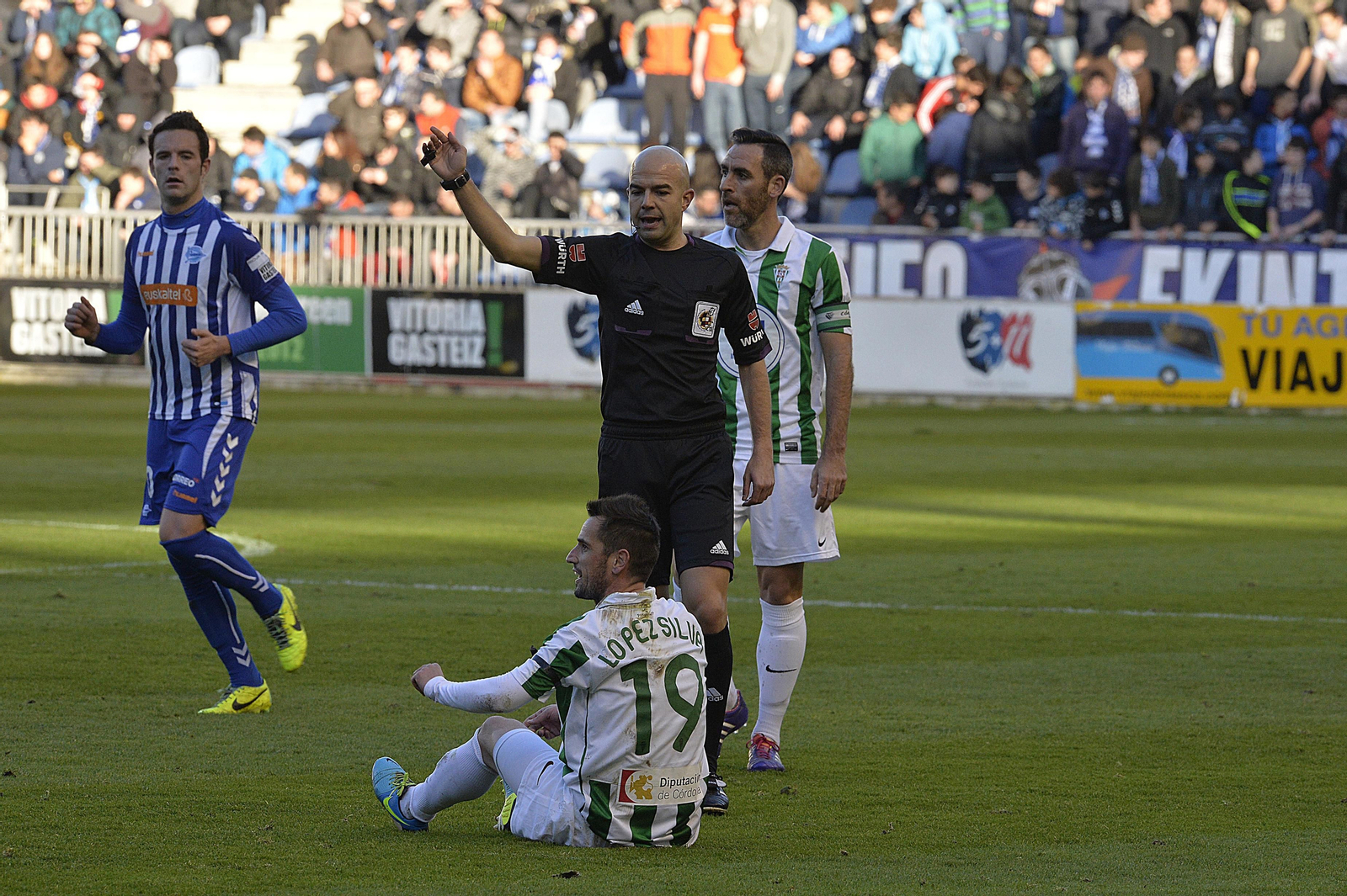González Fuertes, durante un partido.