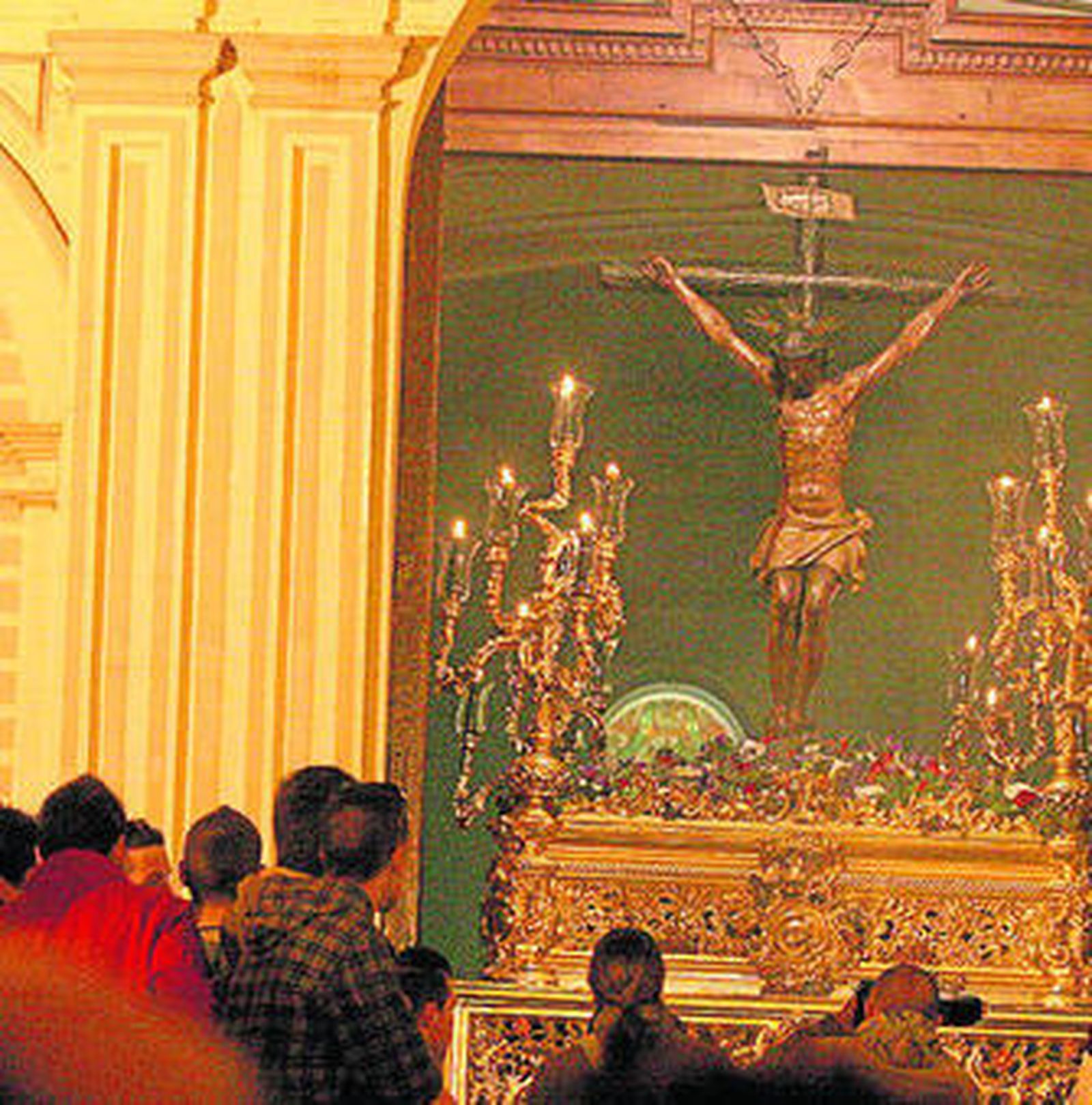 El titular de Los Judíos, en su salida procesional.