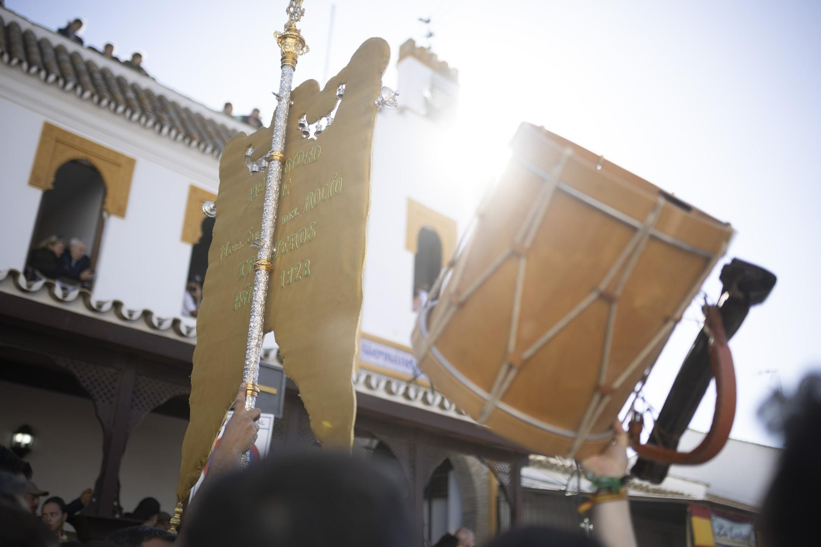 Las mejores imágenes de la procesión de la Virgen del Rocío en la aldea