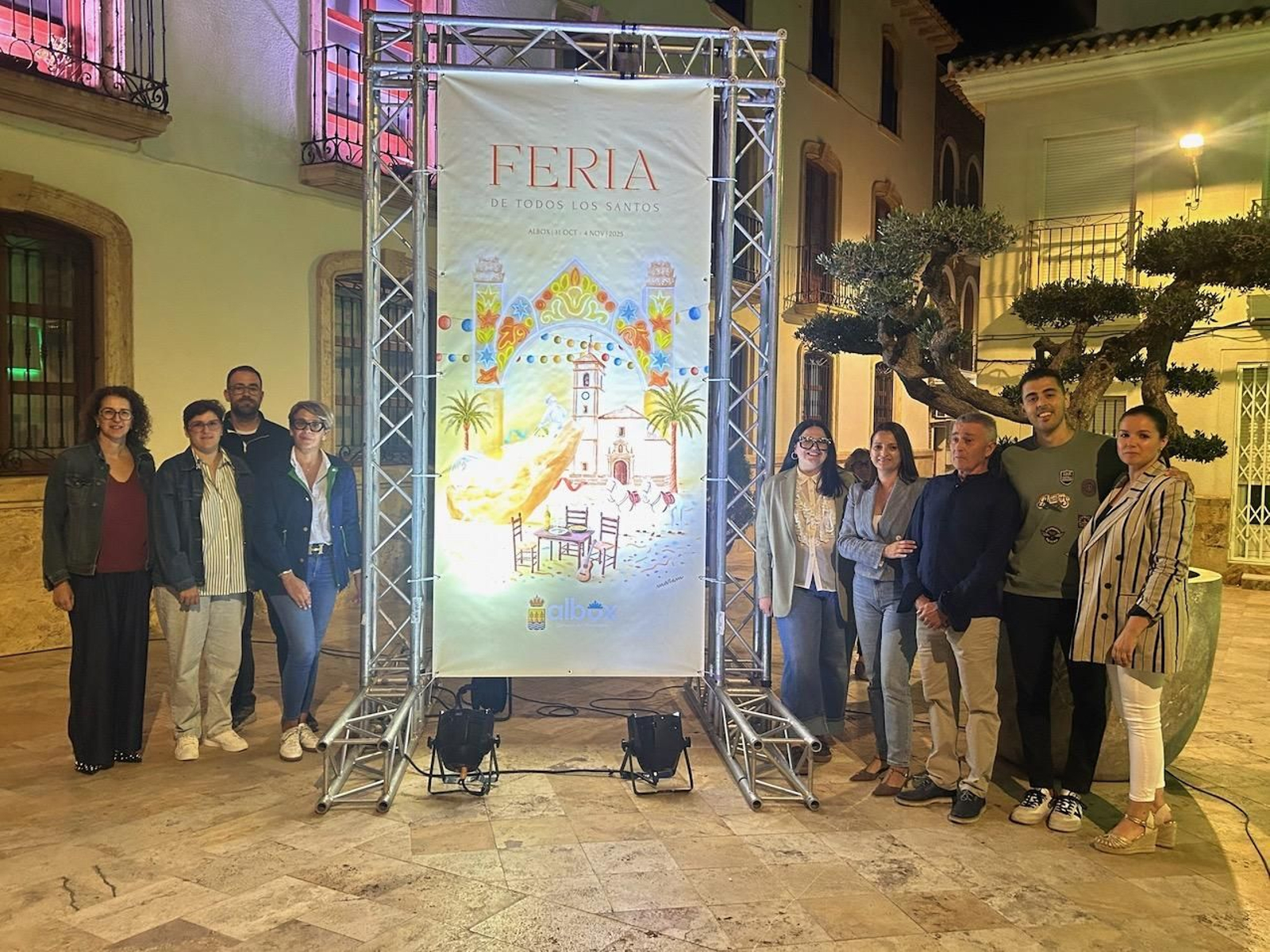 Momento de la presentación del cartel de la feria.