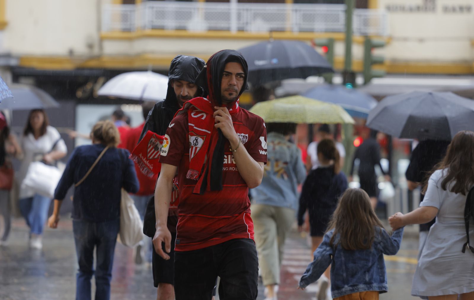 las imágenes de la lluvia en Sevilla