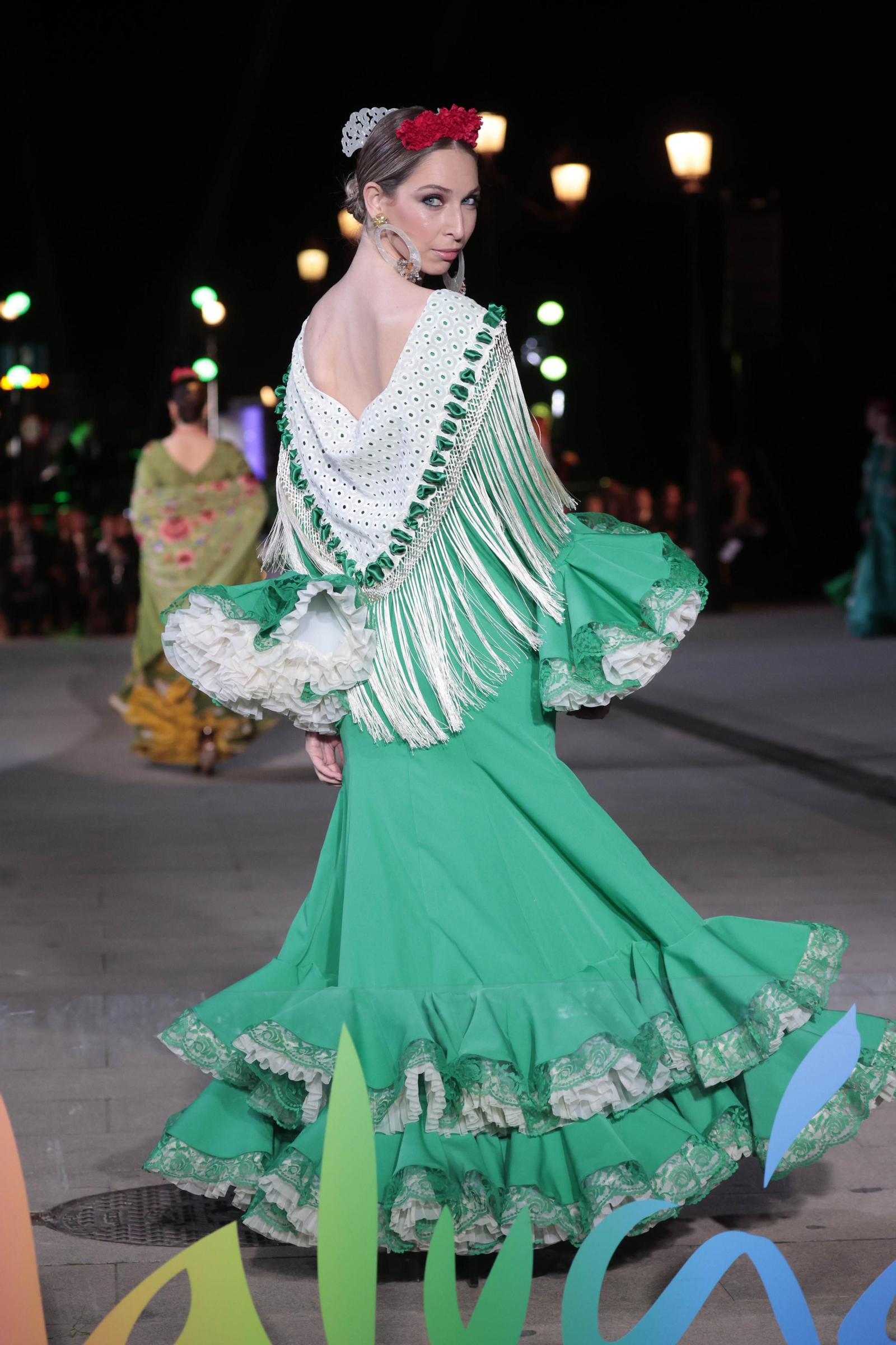 El desfile Andalucía es flamenca en el Palacio de San Telmo, todas las fotos