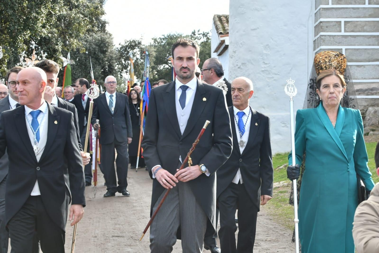 Procesión de la Virgen de Luna tras su coronación canónica