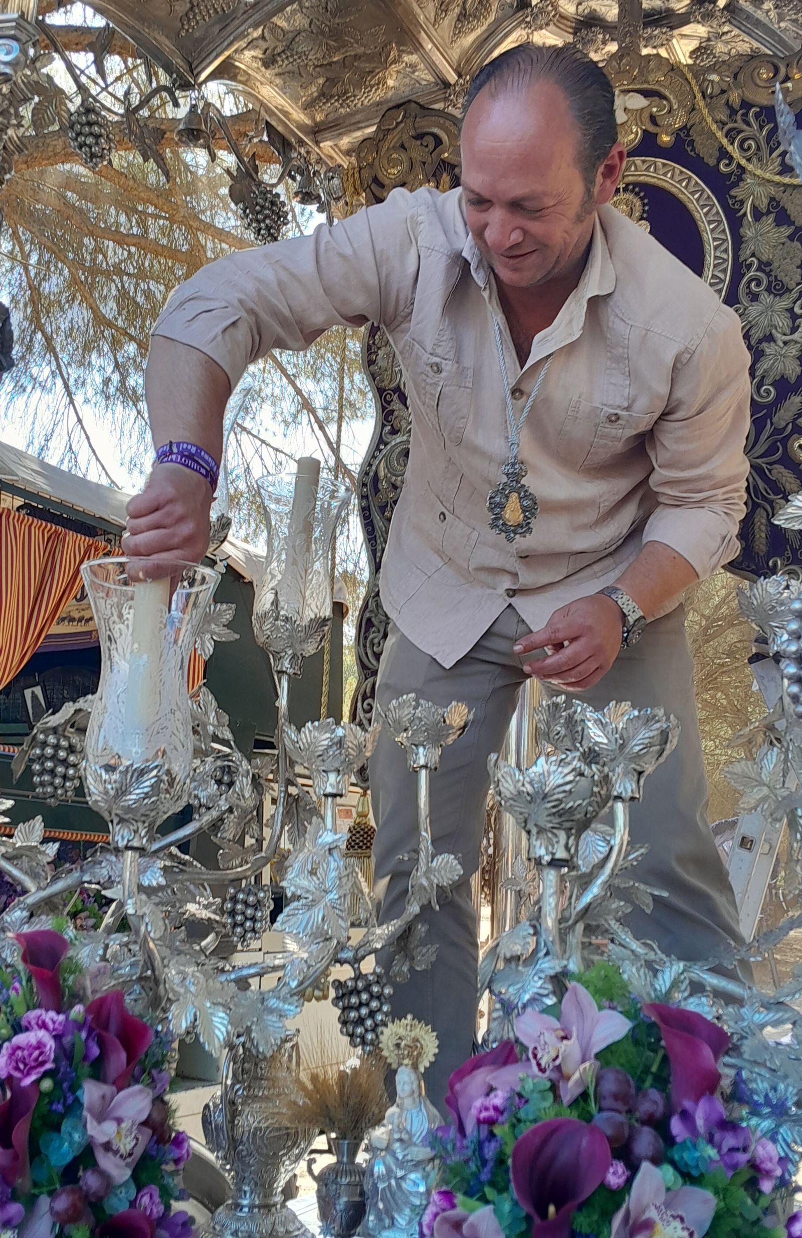 Imágenes de la llegada a la Aldea y presentación de la Hermandad del Rocío de Jerez