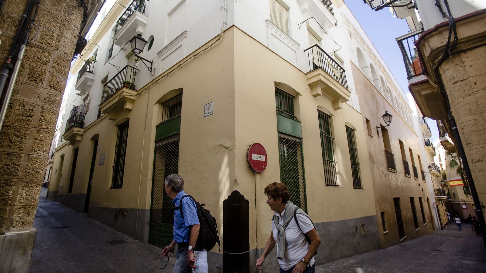 Una de las primeras fincas rehabilitadas en el barrio de Santa María