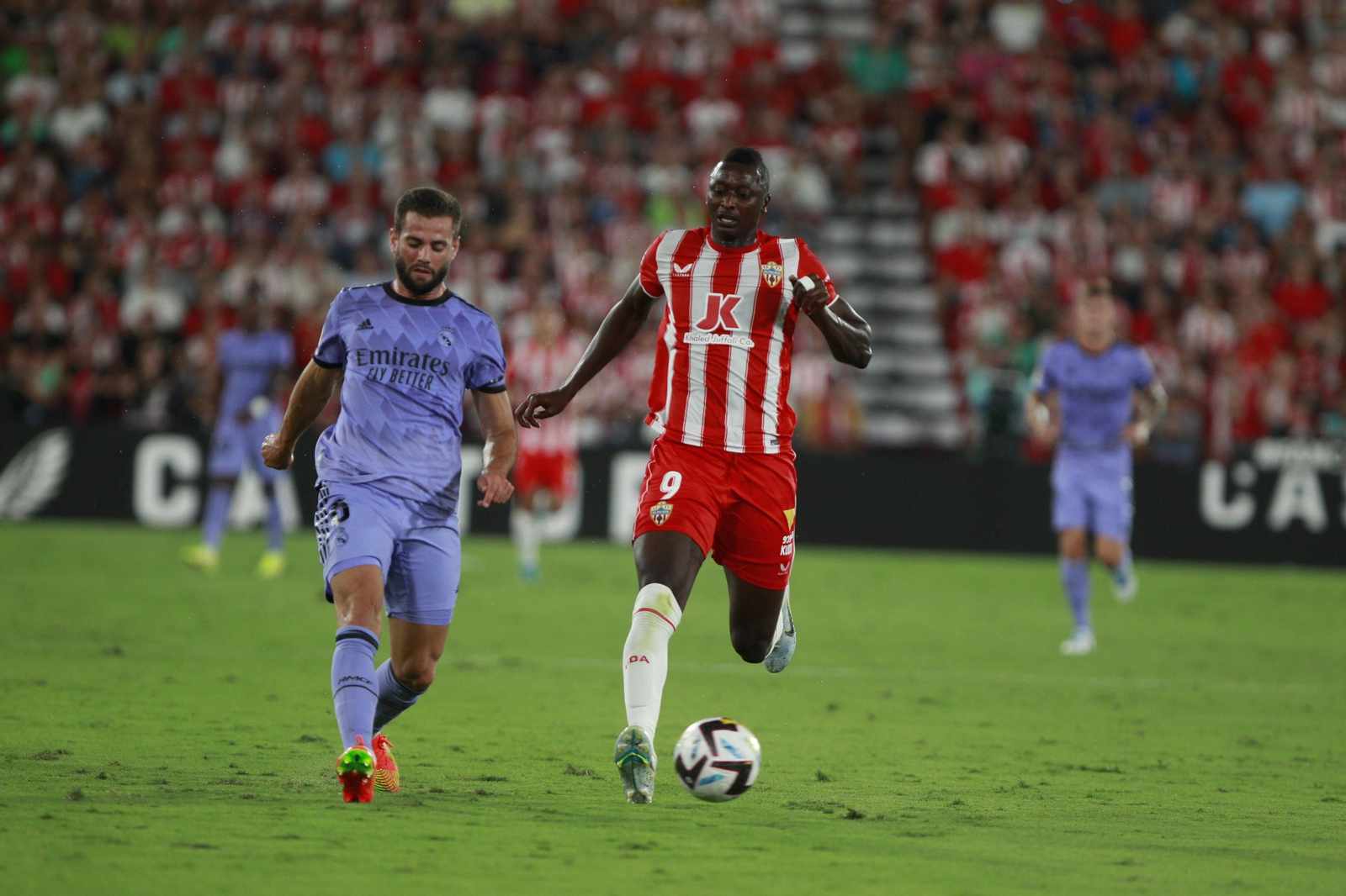 Imágenes del partido U.D. Almería-Real Madrid C.F. de la Liga Santander