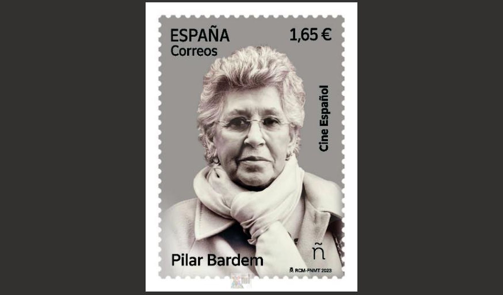Sello de Pilar Bardem
