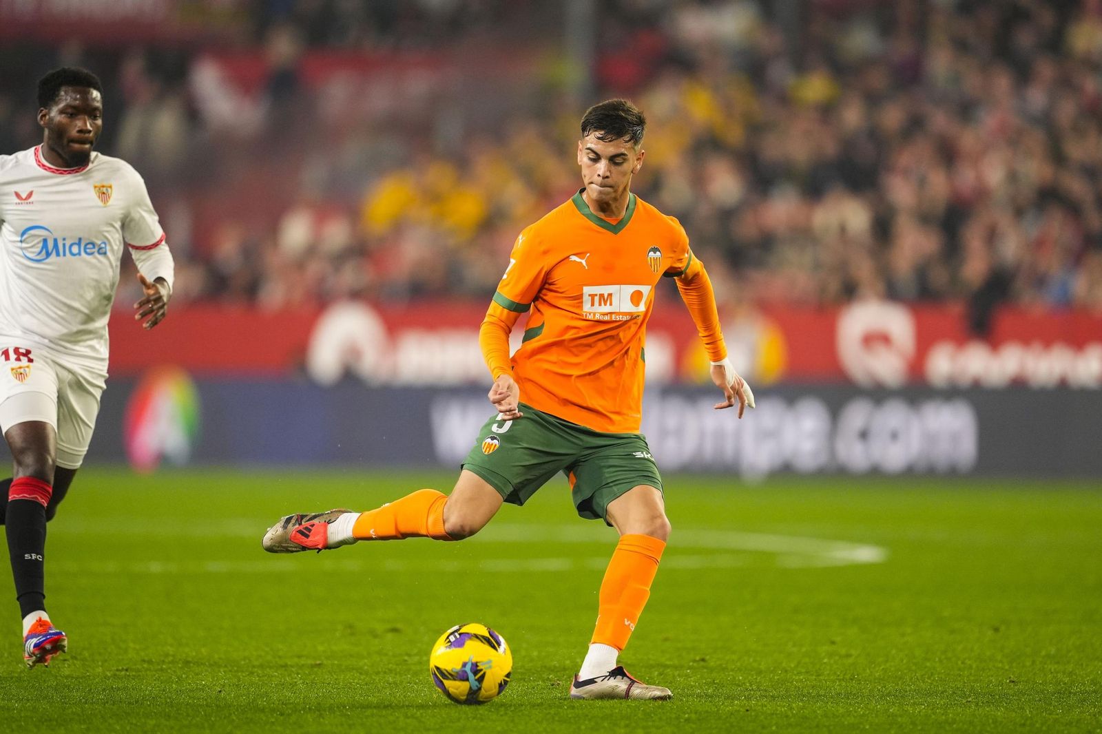 Las mejores imágenes del partido Sevilla - Valencia