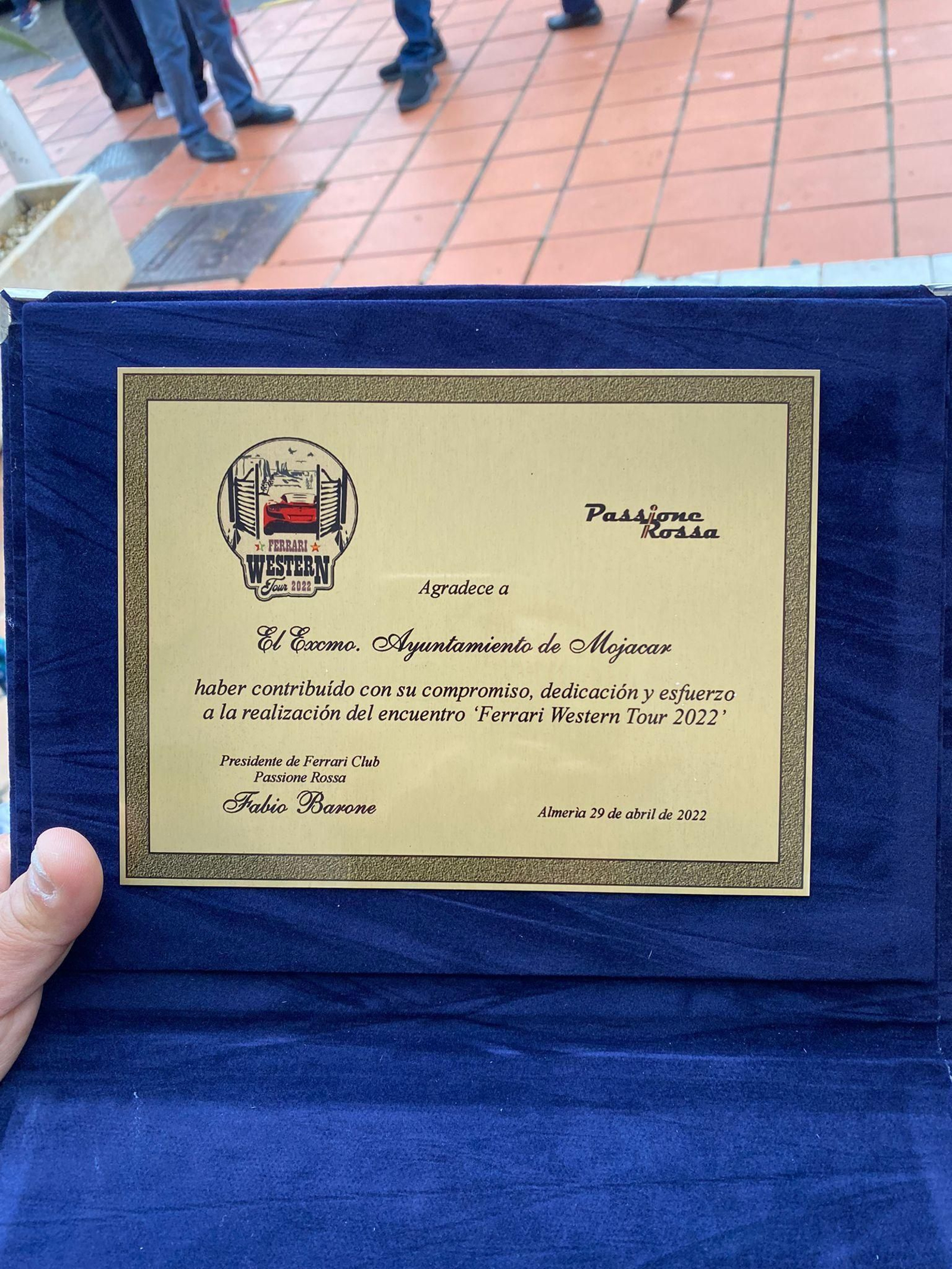 Los míticos Ferrari ya recorren la provincia.