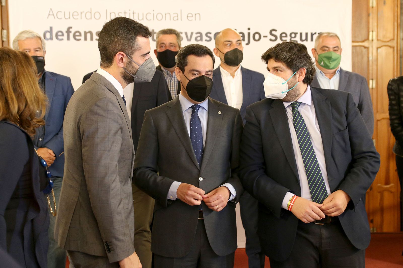 Fotogalería del acuerdo entre Andalucía y Murcia para la defensa del Trasvase Tajo-Segura