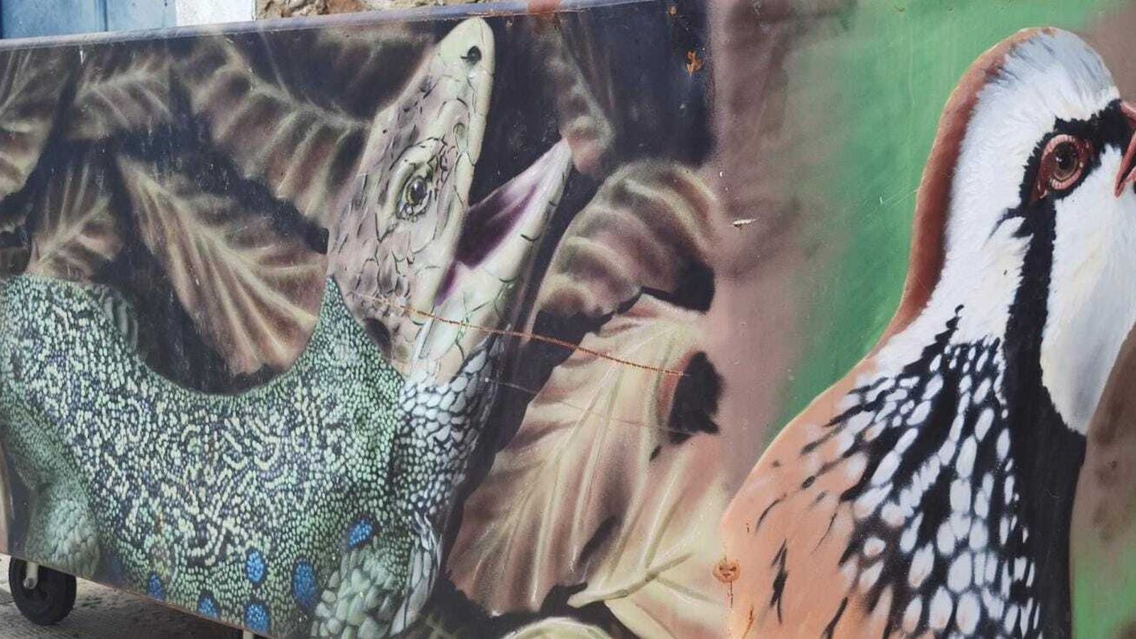 Arte en los contenedores de Santa Ana la Real