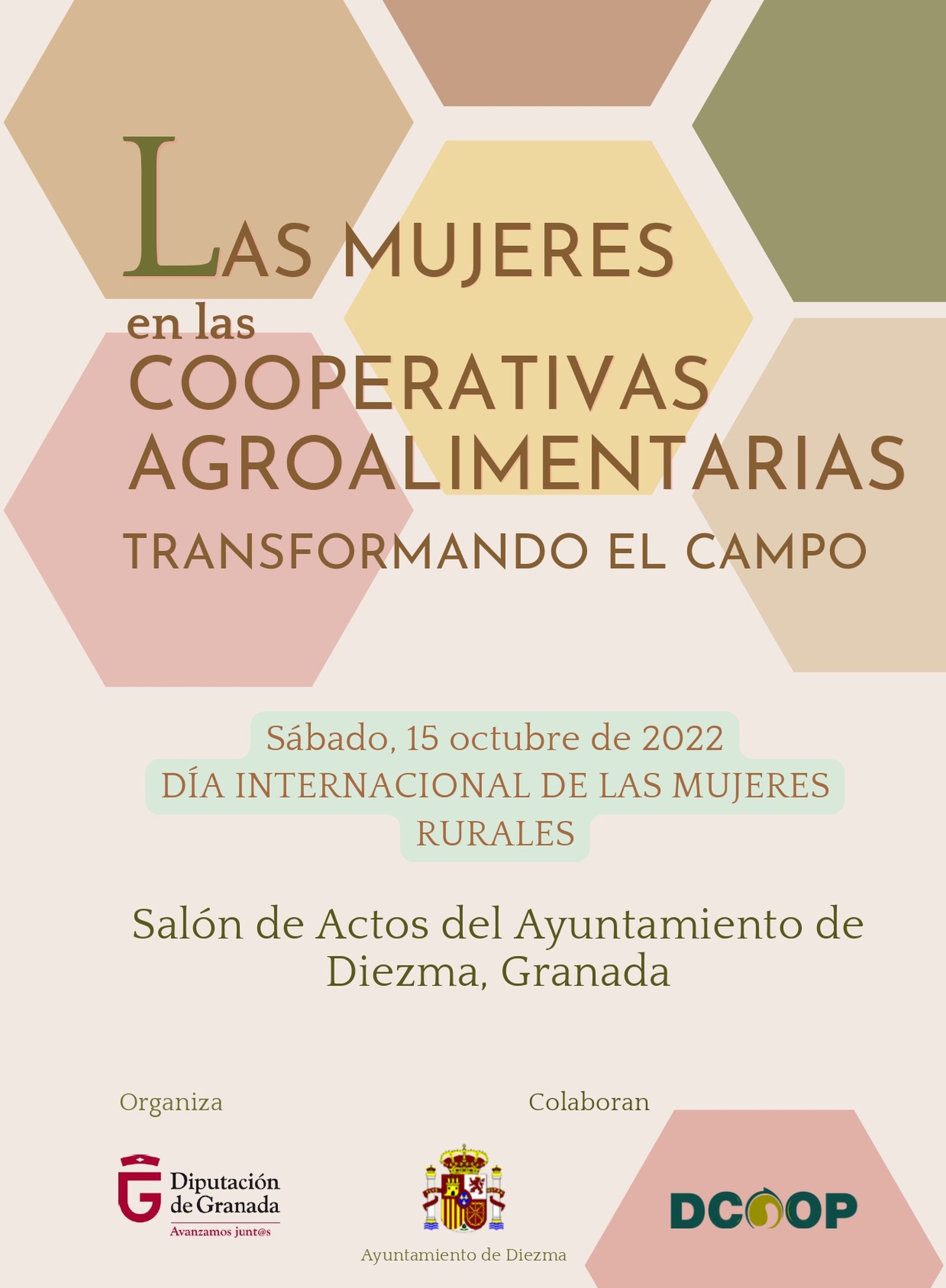 Detalle del cartel de la jornada.