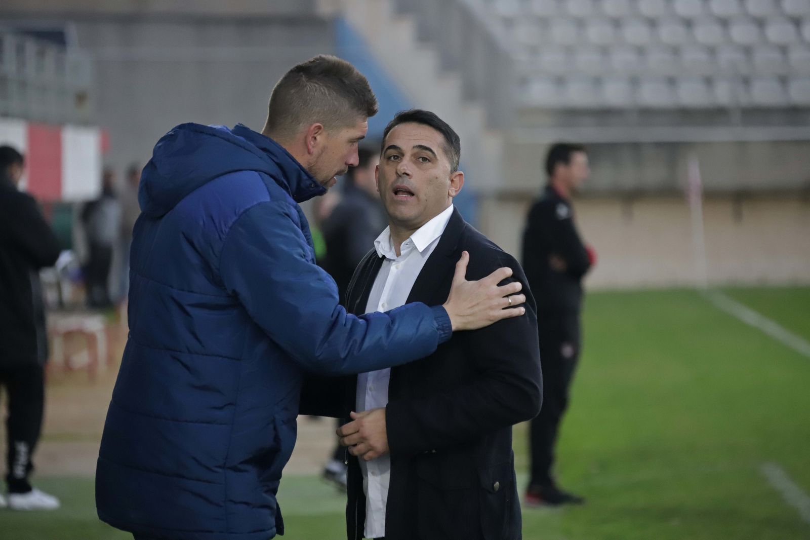 Emilio Fajardo habla con Berlanga.