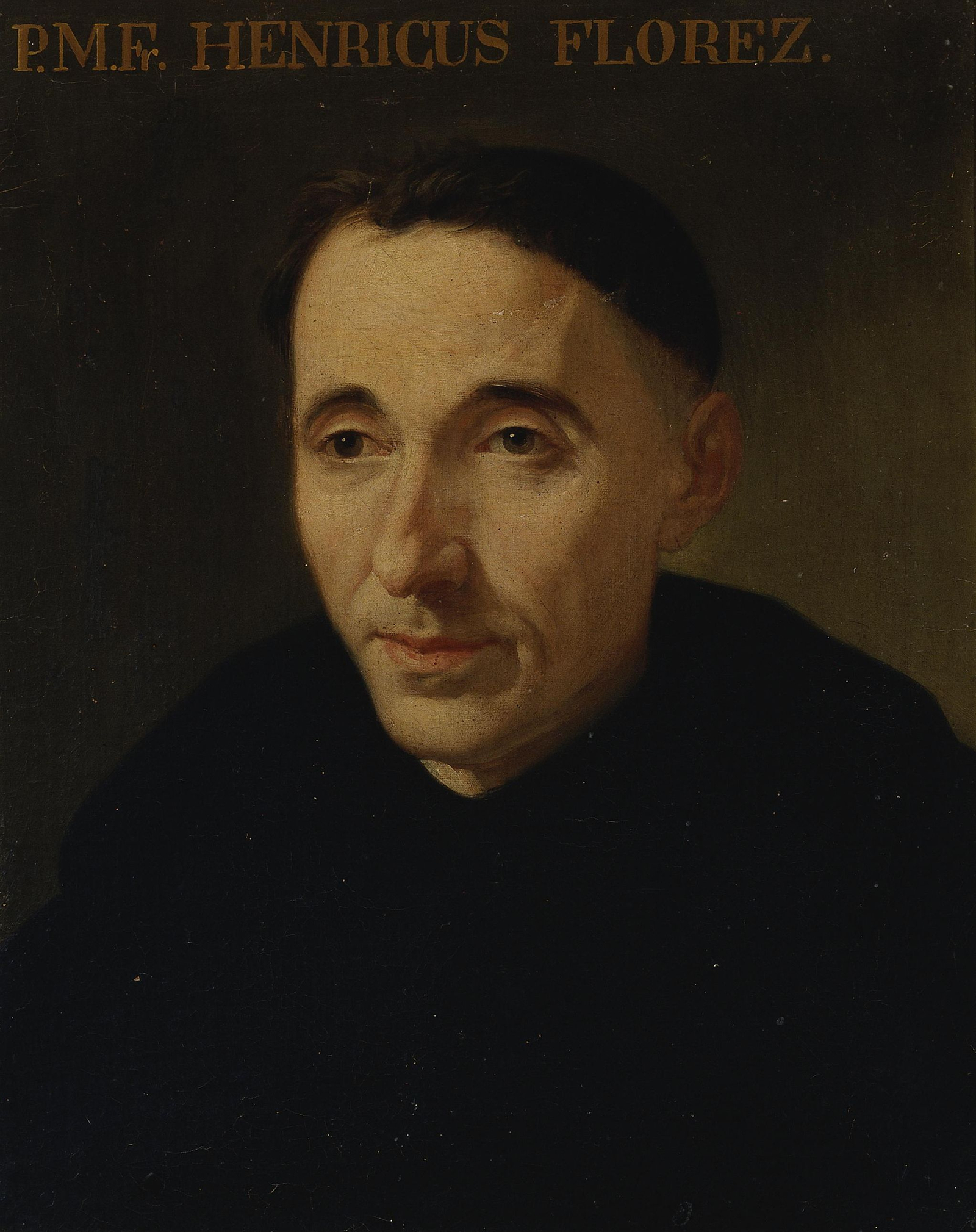 El fraile burgalés Enrique Florez, autor de la obra.