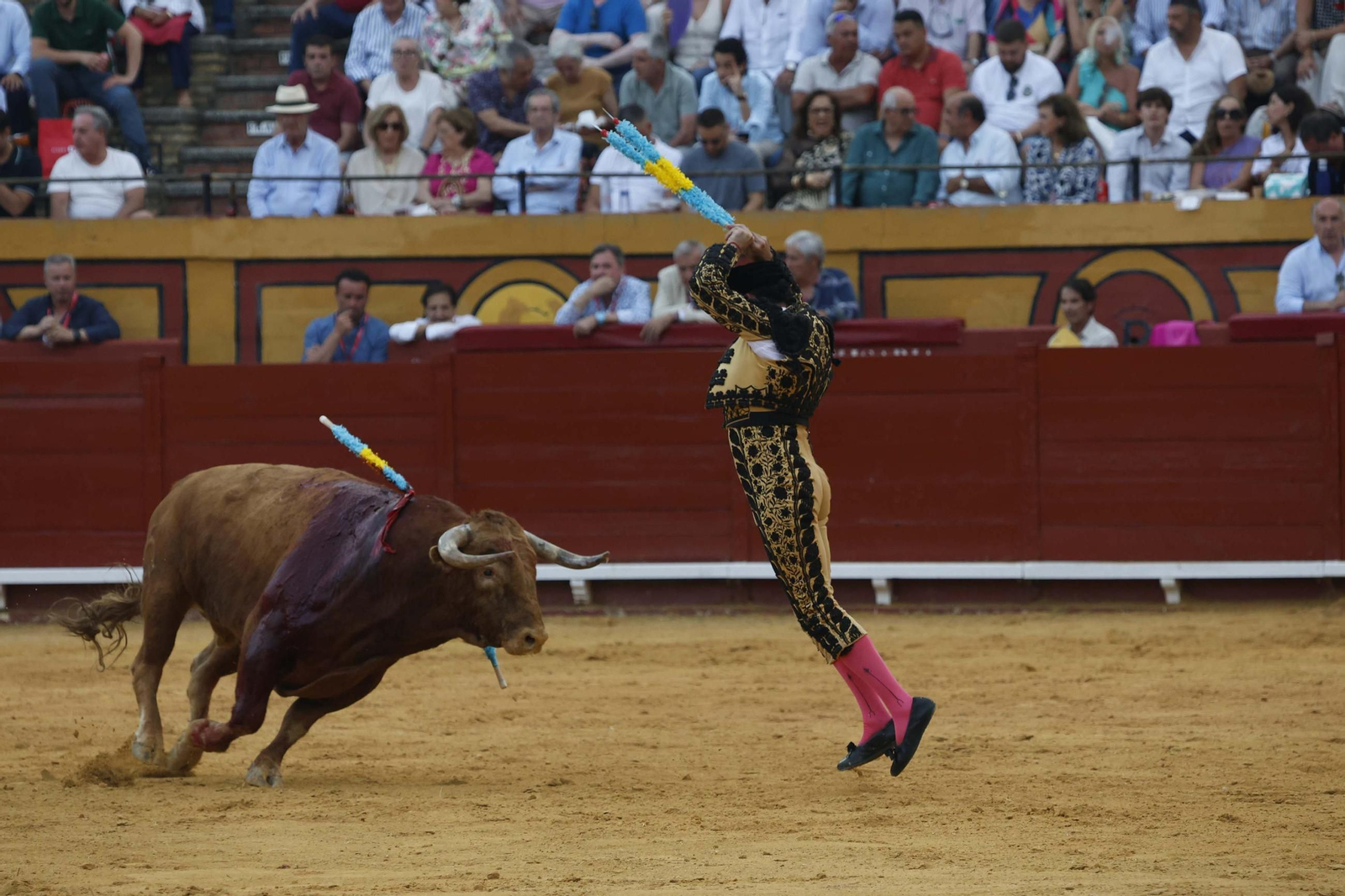 Fotos de la brava corridade La Palmosilla con Emilio de Justo, Borja Jiménez y David de Miranda