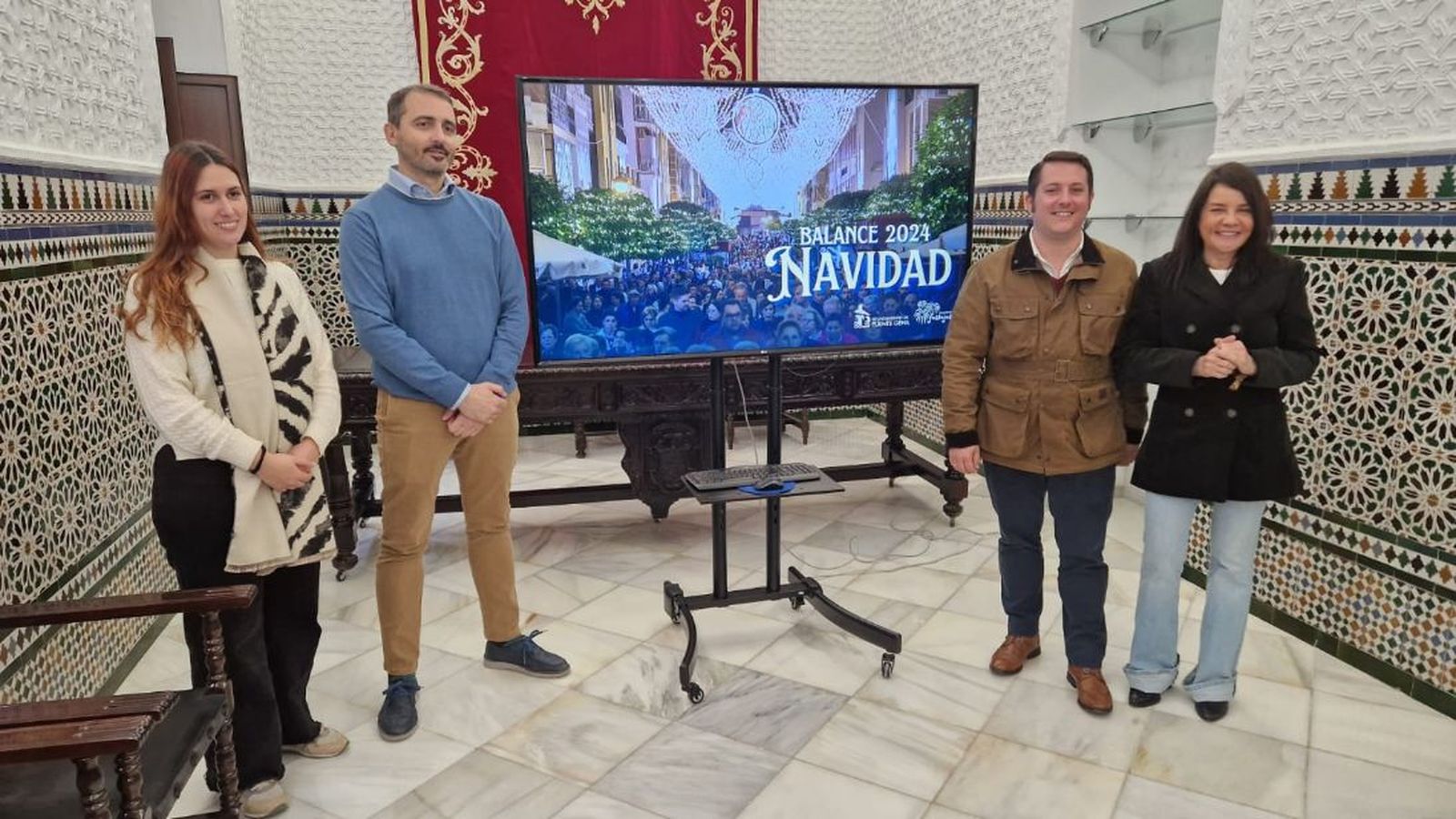 Responsables institucionales en la presentación del balance