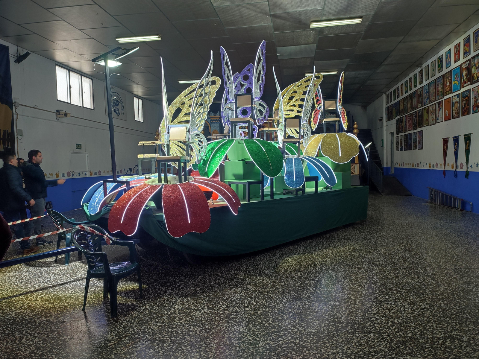 La nueva carroza que formará parte de la Cabalgata de la Ilusión de Lucena.