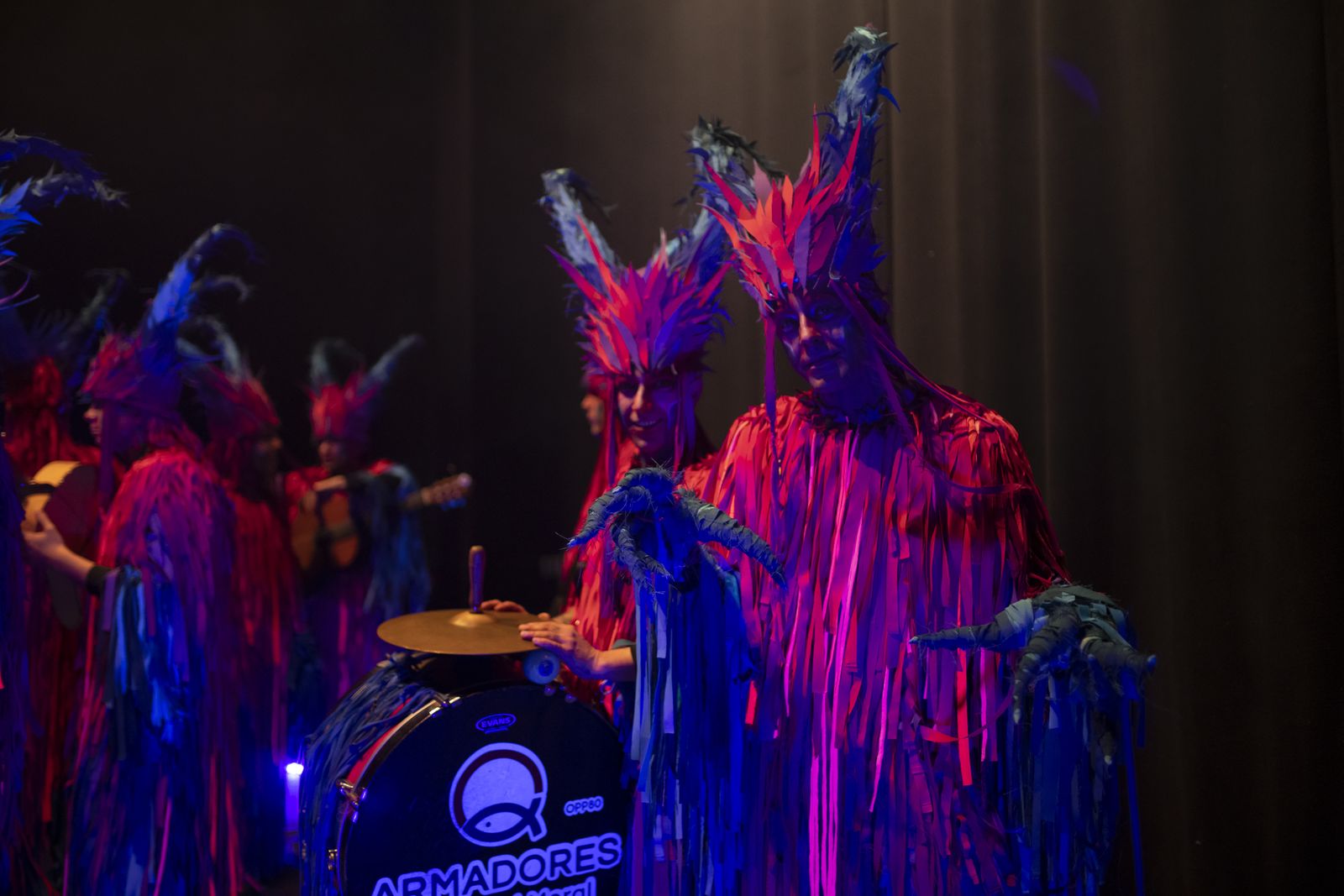 La tercera jornada de semifinales del Carnaval de Huelva, en imágenes