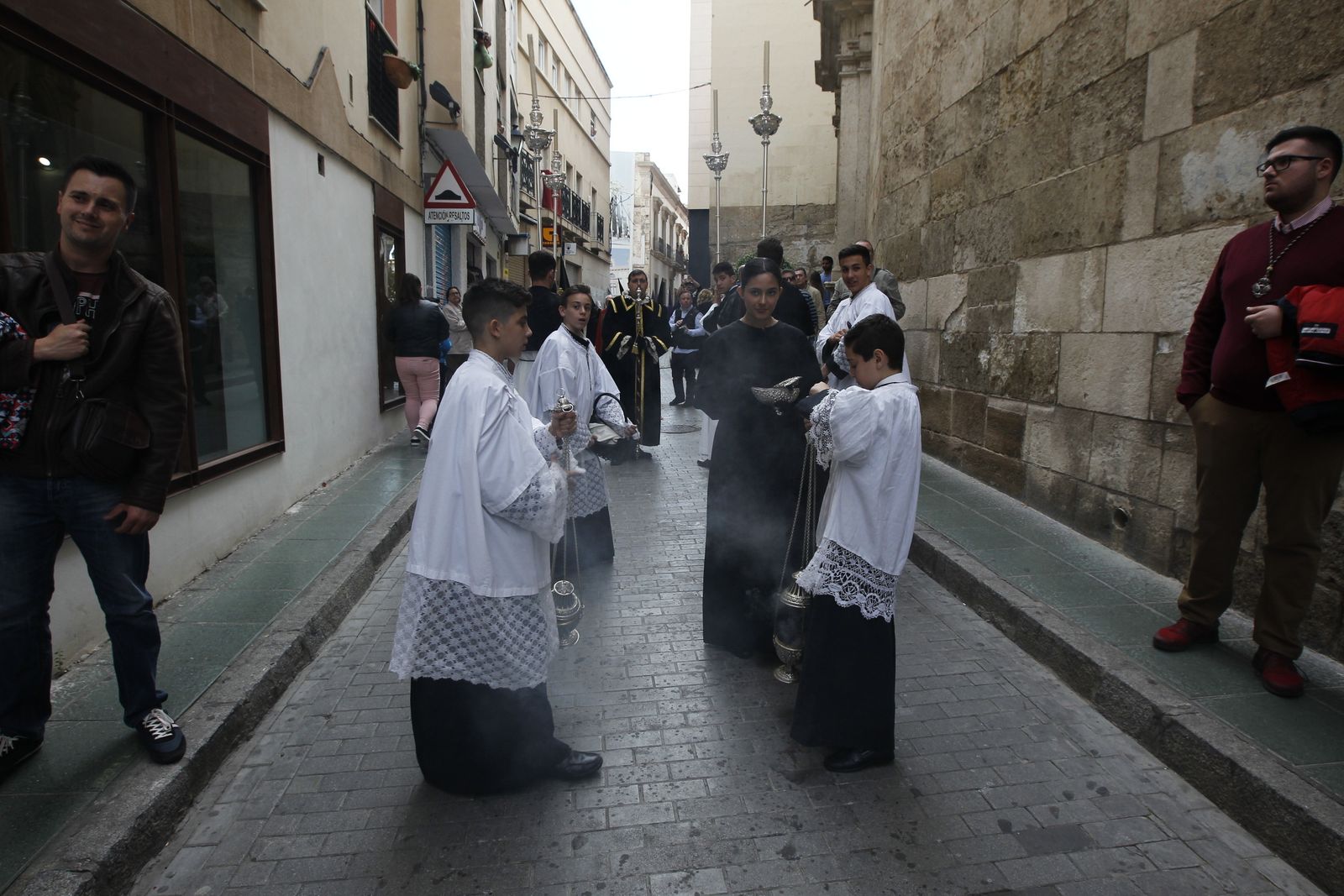 Imágenes de la Procesión del Entierro, Viernes Santo. Semana Santa Almería 2019