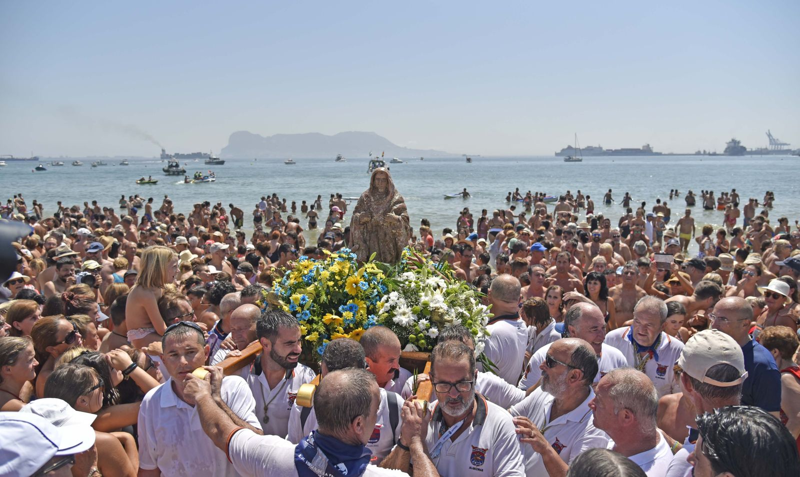 La última romería de La Palma, hace tres años.