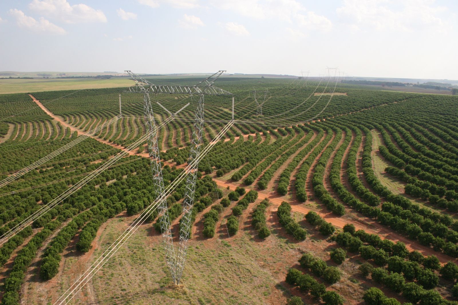 Instalaciones de transferencia eléctrica de Abengoa en Brasil.