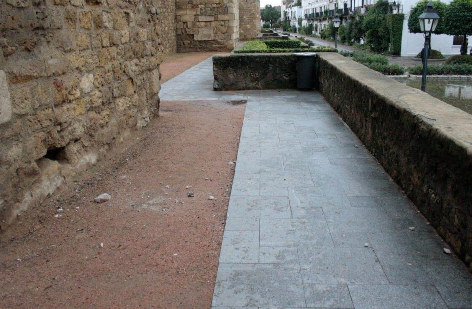 Zona en la que se ha producido el desprendimiento.