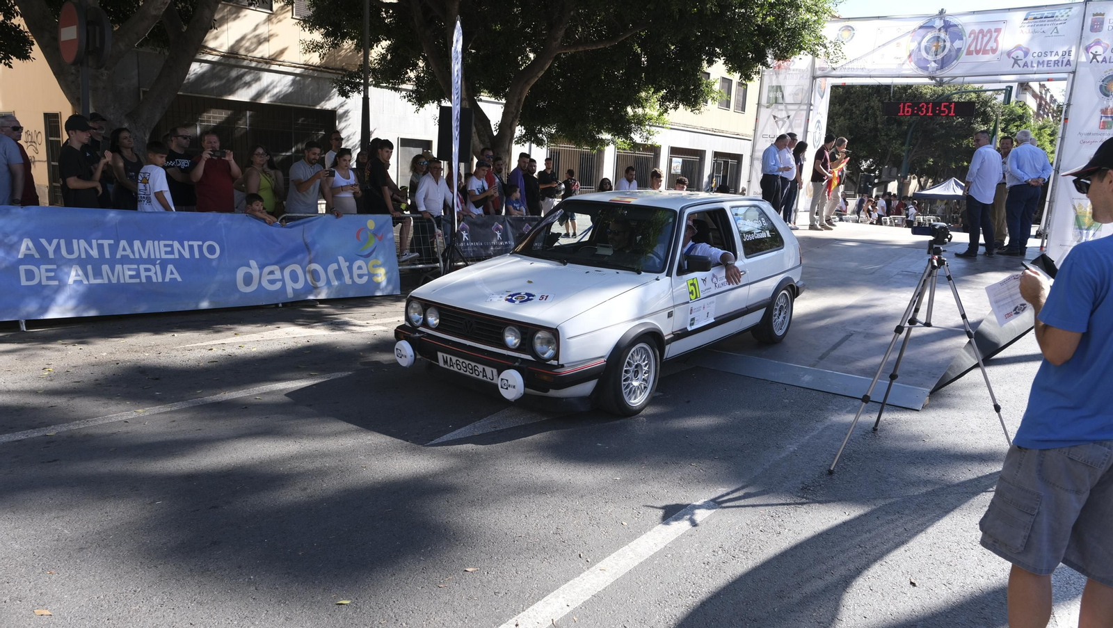 Imágenes de la salida del Rallye Costa de Almería