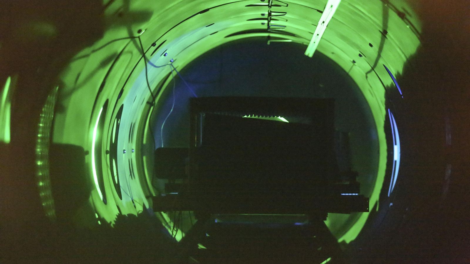 Interior de la cámara.