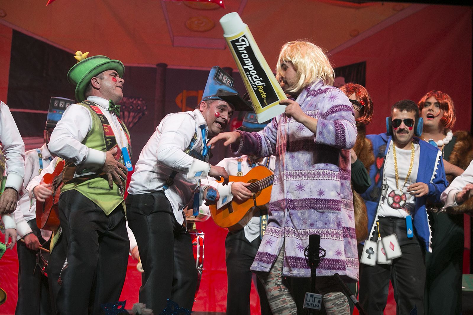 Las imágenes del sexto días de preliminares del Carnaval Colombino