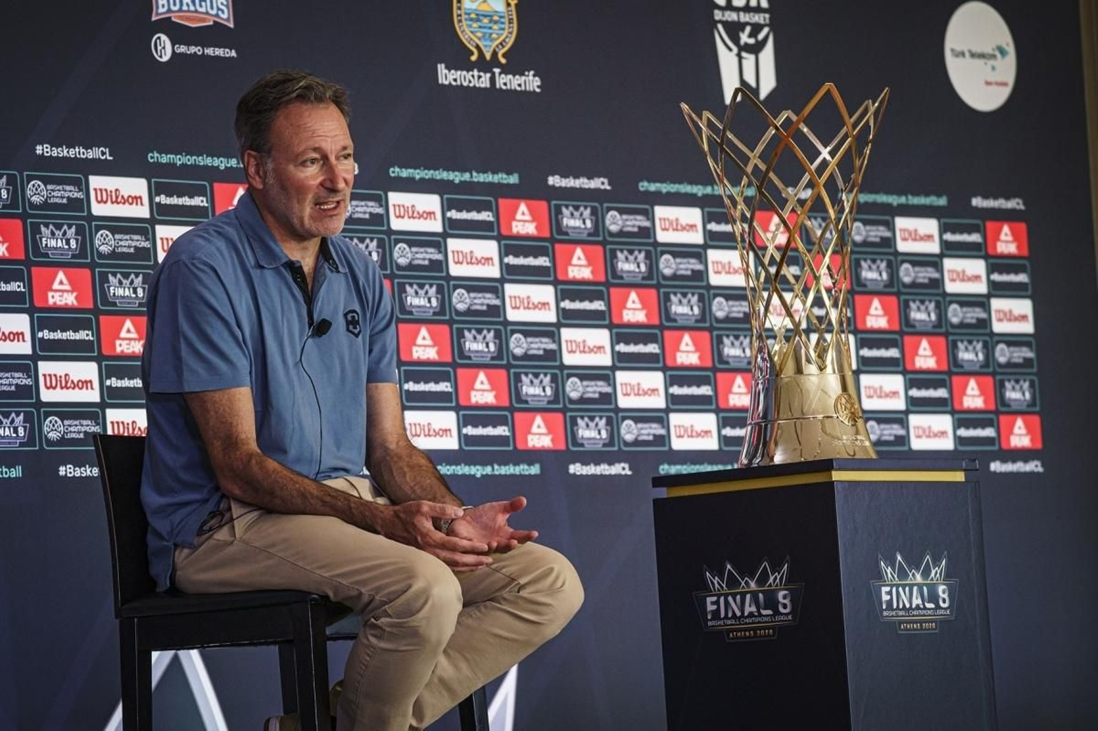 Patrick Comninos, en la pasada Final 8 de la Champions League.