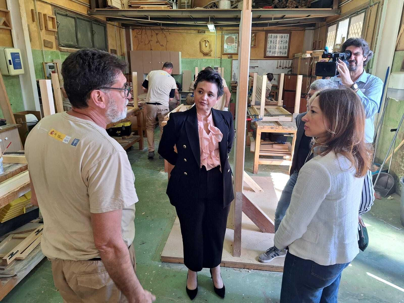 La visita institucional al centro de formación Casilla del Viento.