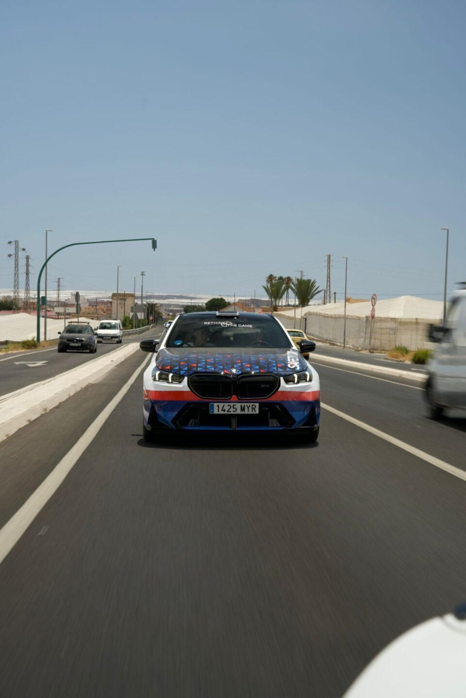 Uno de los vehículos de la ruta.