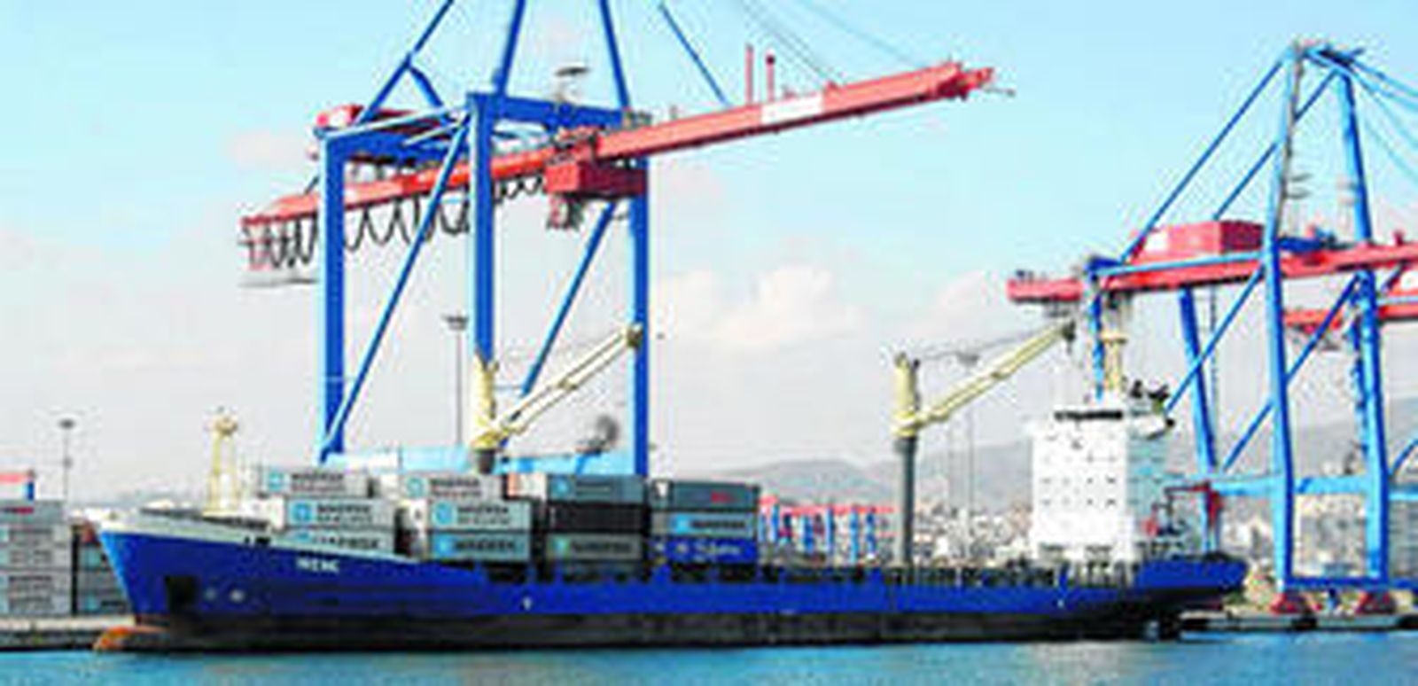 El 'Irene', el último contenedor que Maersk traerá a Málaga de forma regular.