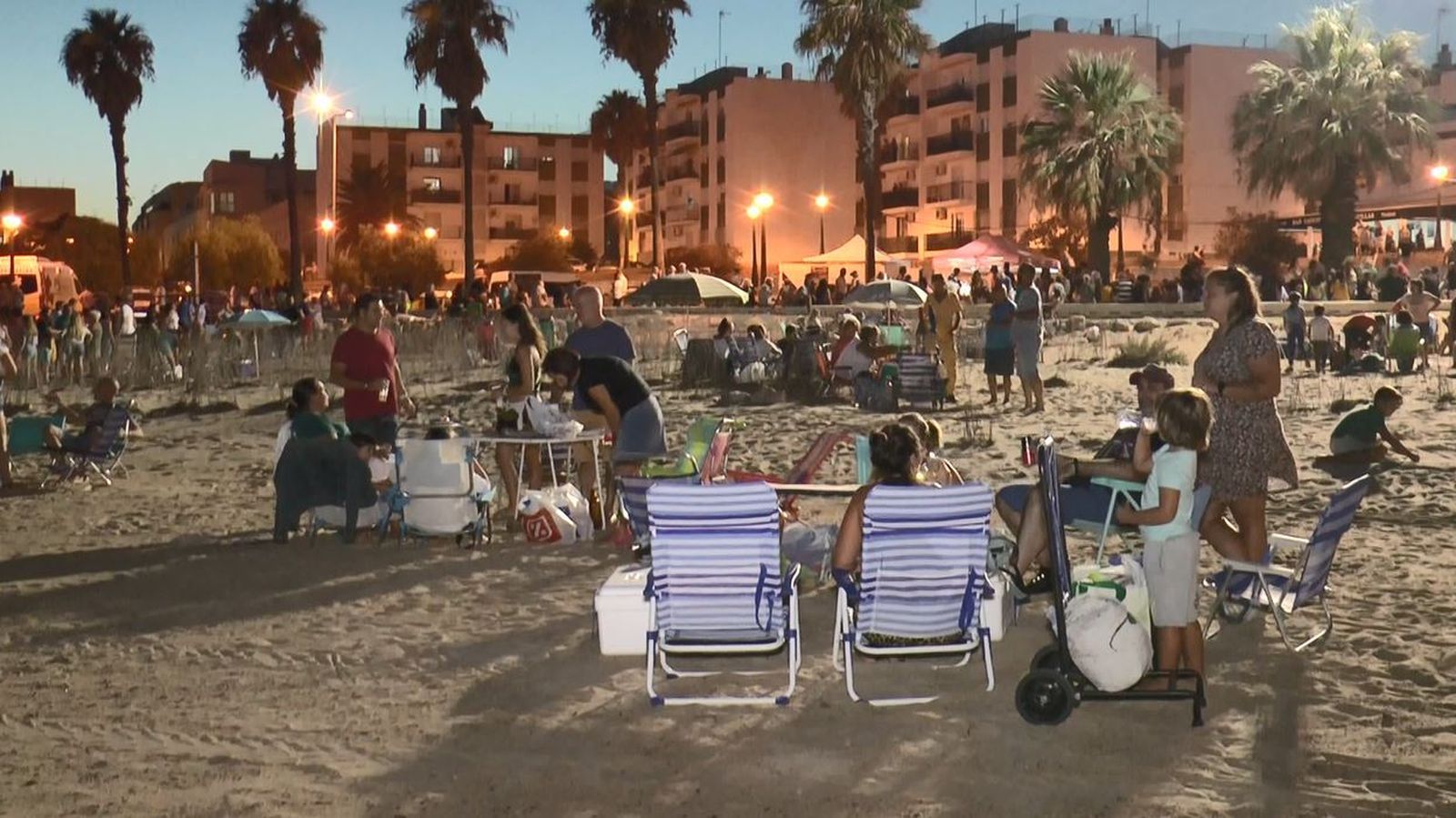 Chistorrada Popular en la playa de La Cachucha