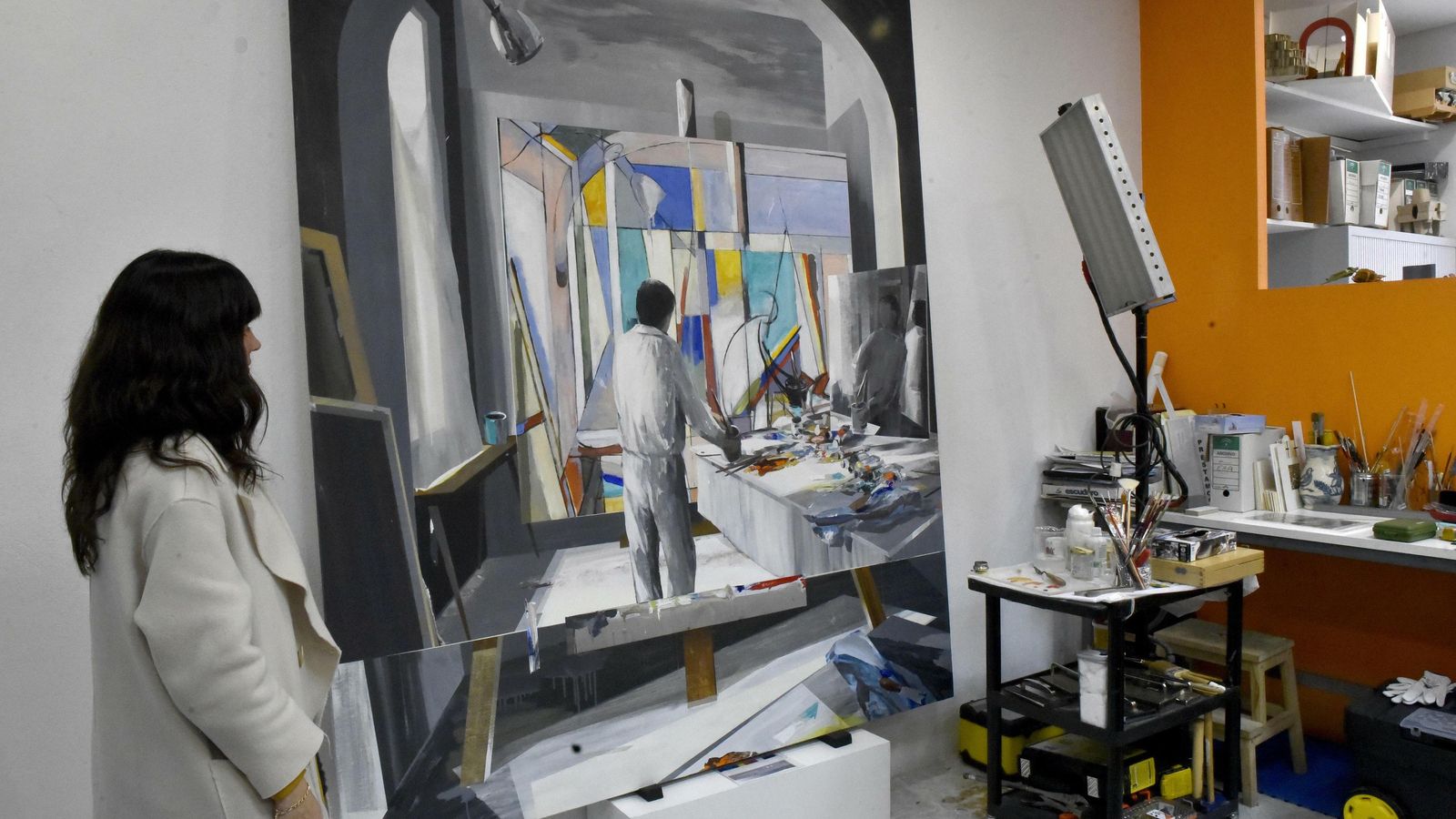 Autorretrato de Alfonso Albacete, una de las obras adquiridas por el CAAC en 2019.