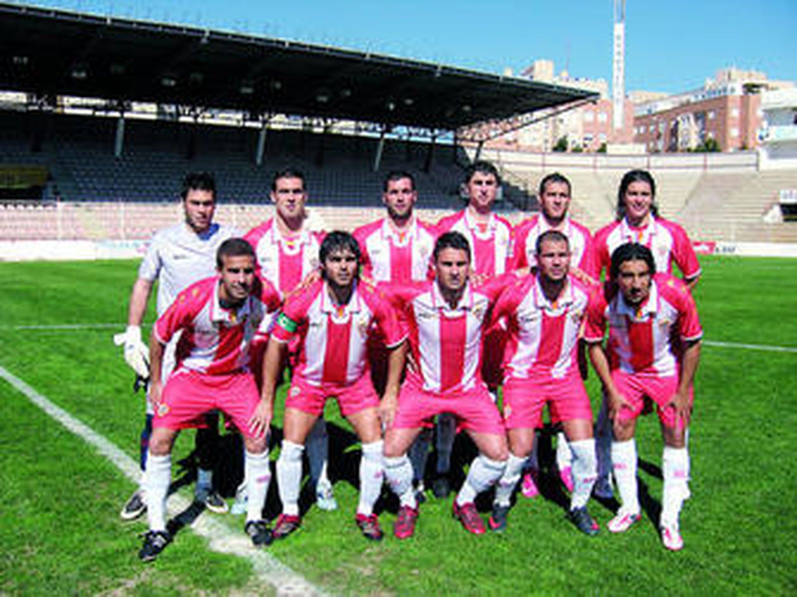 Once titular del Almería B en la mañana de ayer en el 'Juan Rojas'.